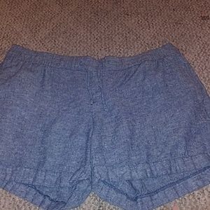 Blue cottn/strechy denim shorts